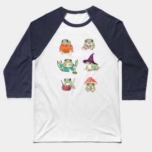 Cute frog illustration Baseball T-Shirt